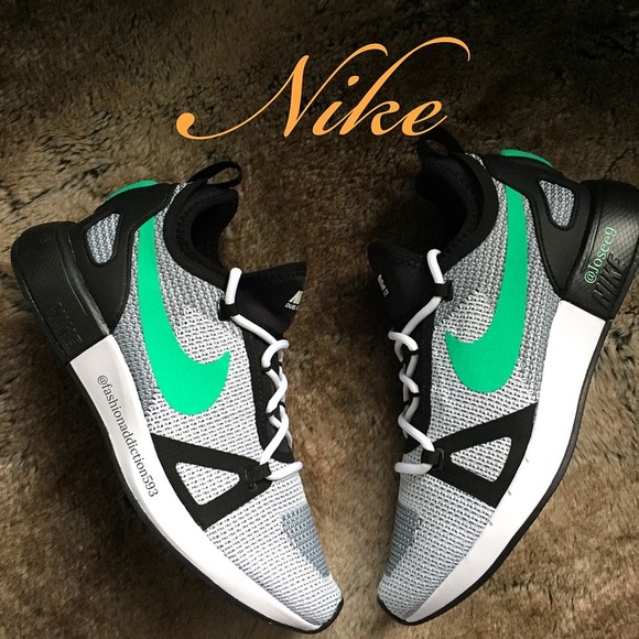 Nike Duel Racer women's black white shoes sneakers - Picture 2 of 5